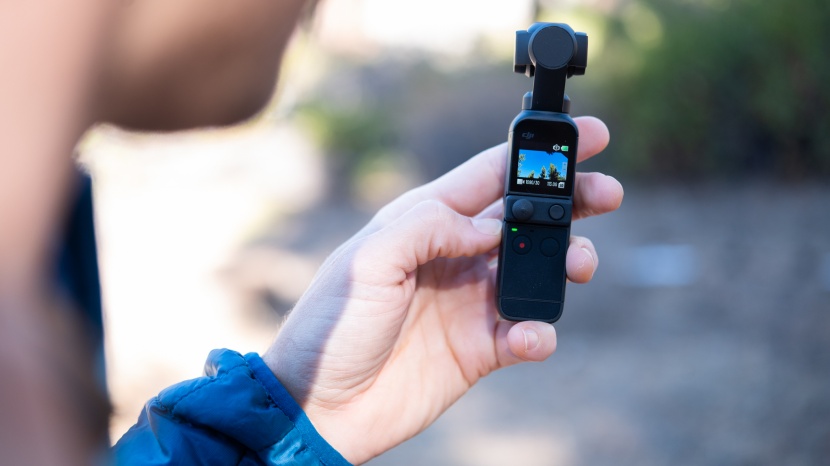 the dji osmo pocket 2 is extremely easy to use.