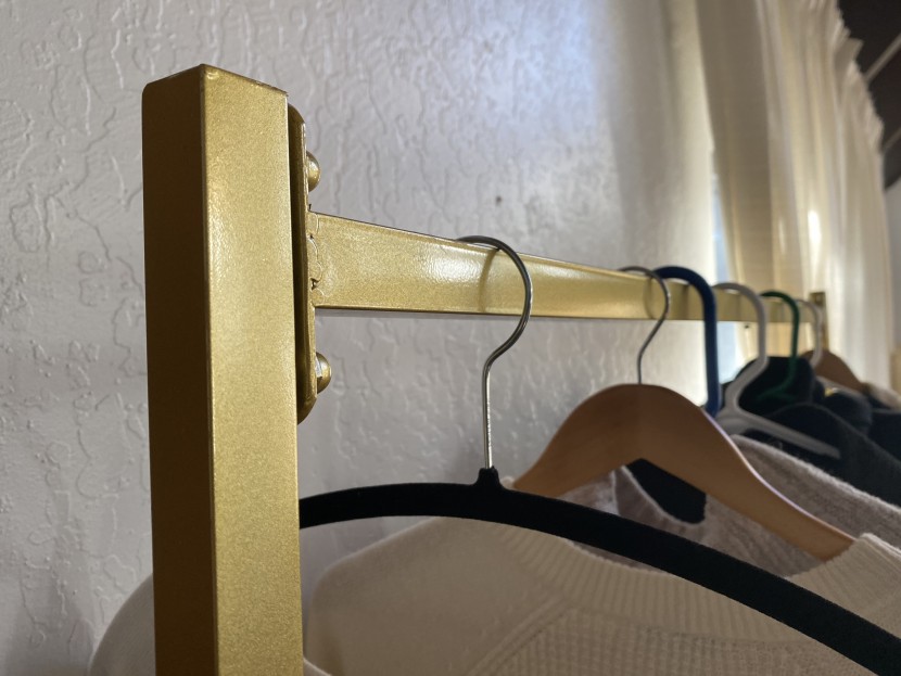 clothes rack - the furvokia rack maintained a stable, heavy duty frame despite...
