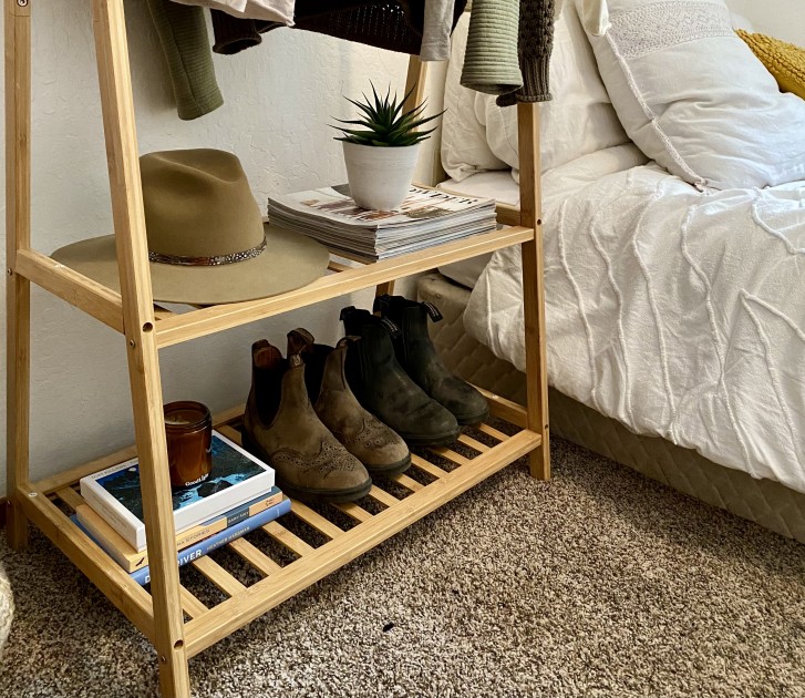 clothes rack - the testing team agreed that the bamboo of the finnhomy model is one...