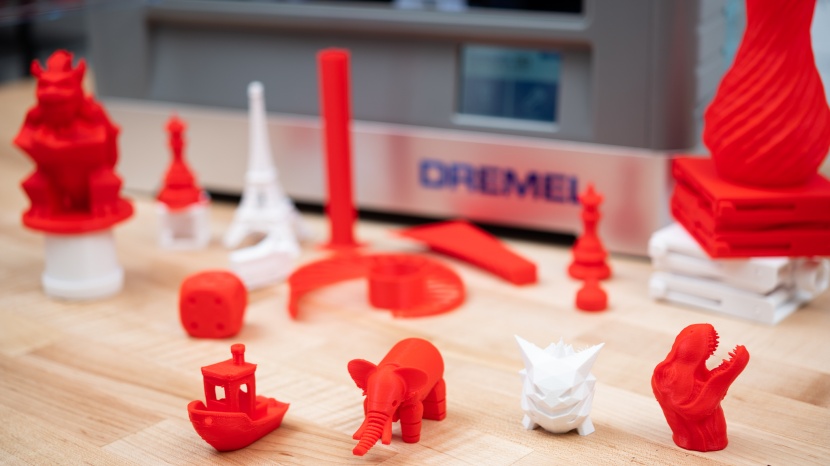 dremel digilab 3d20 - some of the many test prints we made with the 3d20.