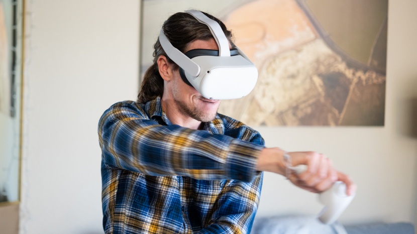 meta quest 2 - this fully wireless headset doesn&#039;t rely on external sensors for...