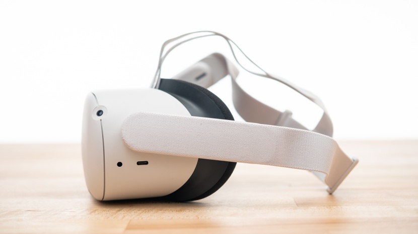 meta quest 2 - quest 2 has a much simpler strap design than other headsets.