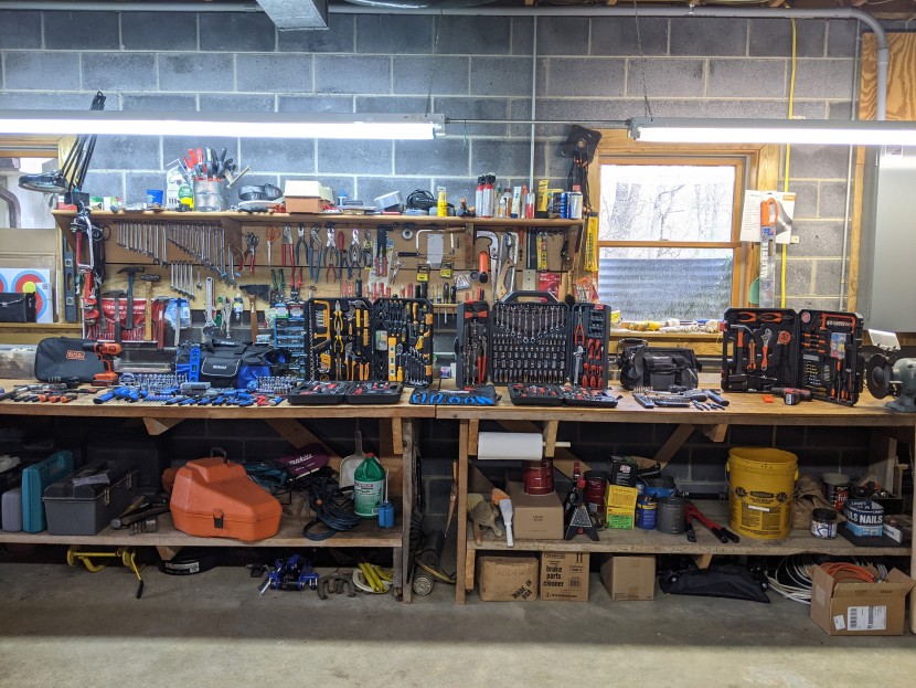 testing the best tool sets with them lined up and ready for...