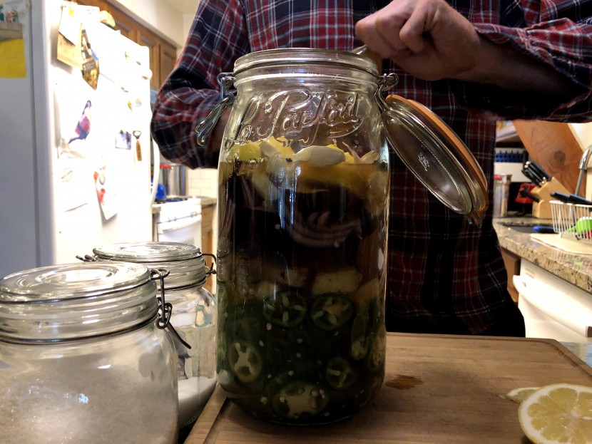 mason jars - large and in-charge, the le parfait super jar had the widest opening...