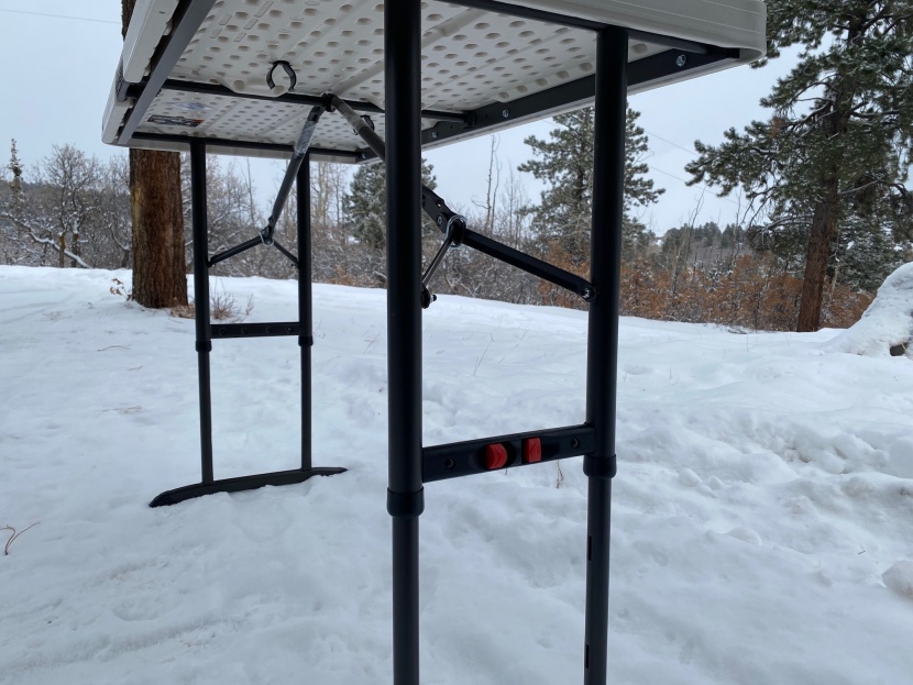 folding table - the full tabletop construction of the lifetime 4-foot commercial...