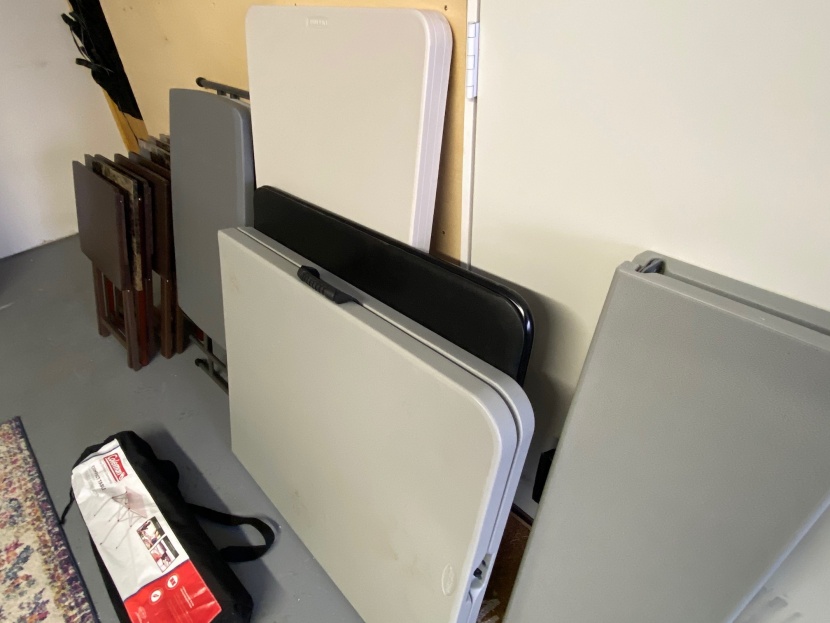 folding table - a look at the size of each contender folded down. as you can see...