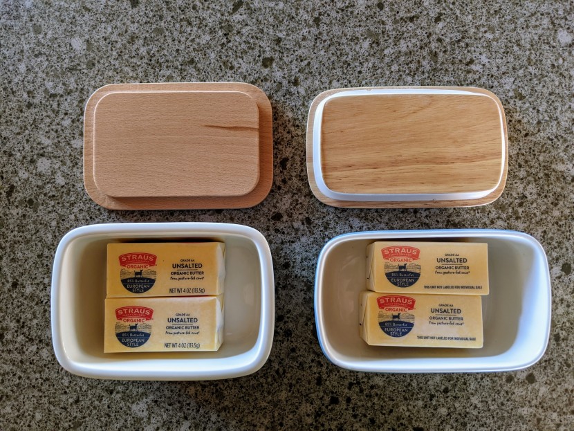 butter dish - living west of the mississippi, we were only able to test with west...