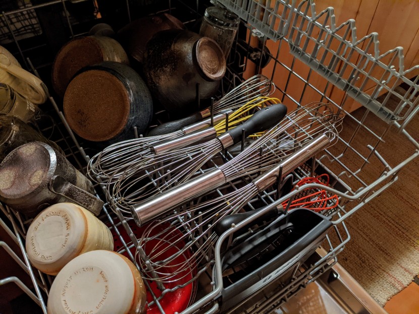 whisk - praise to the dishwasher for ease of cleaning. but if you&#039;re stuck...