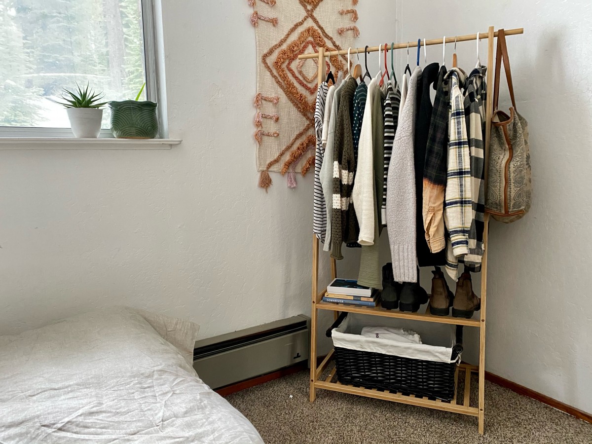 Simple Coat Rack Shoe Rack Integrated Floor Corner Storage - Temu