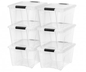 Winnew Small Plastic Container Storage Box with Lid Dust-proof Stackable Household Item Small Plastic Container Storage Box with Lid Dust-proof Stackable