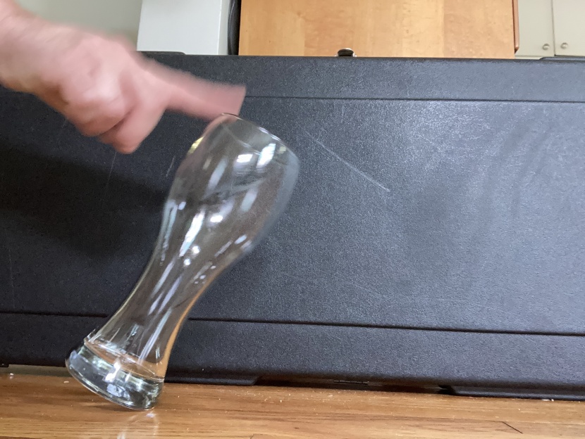 the tallest glass, a 23 oz model from the libbey craft brews set...