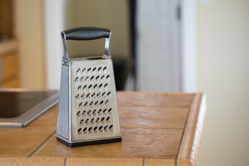 grater - this unassuming model has the sharpest teeth of any grating utensil...