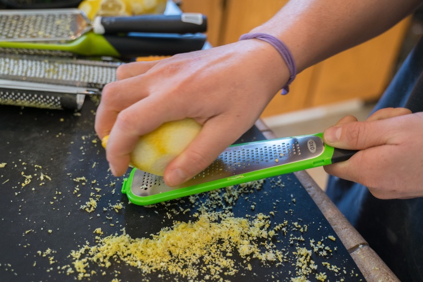 grater - the oxo's removable zester works really well, churning out fluffy...