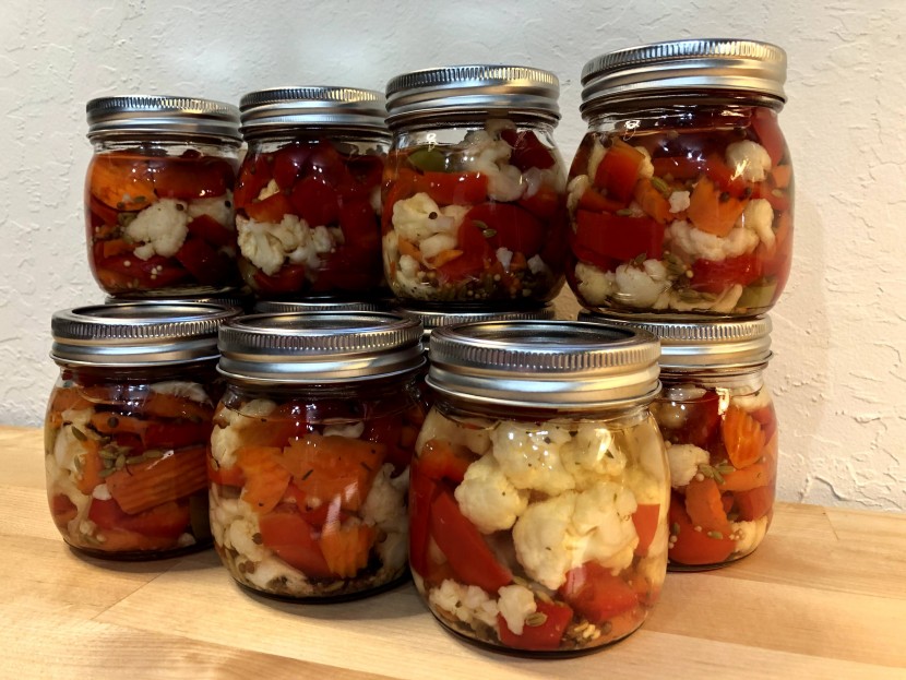 canning jars - even though they're marketed for jams and jellies, we found the...