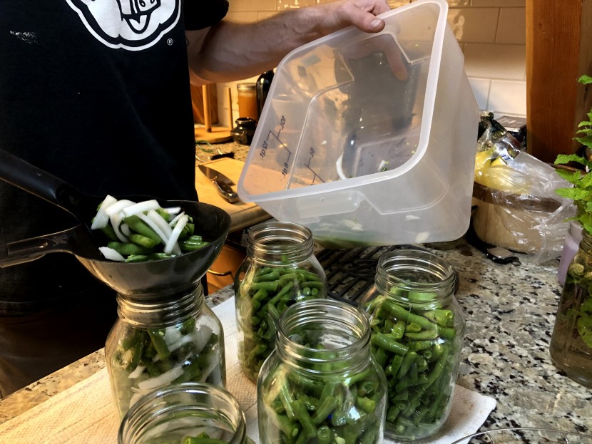 canning jars - ultimately, regular-mouth jars require a bit more care when packing...