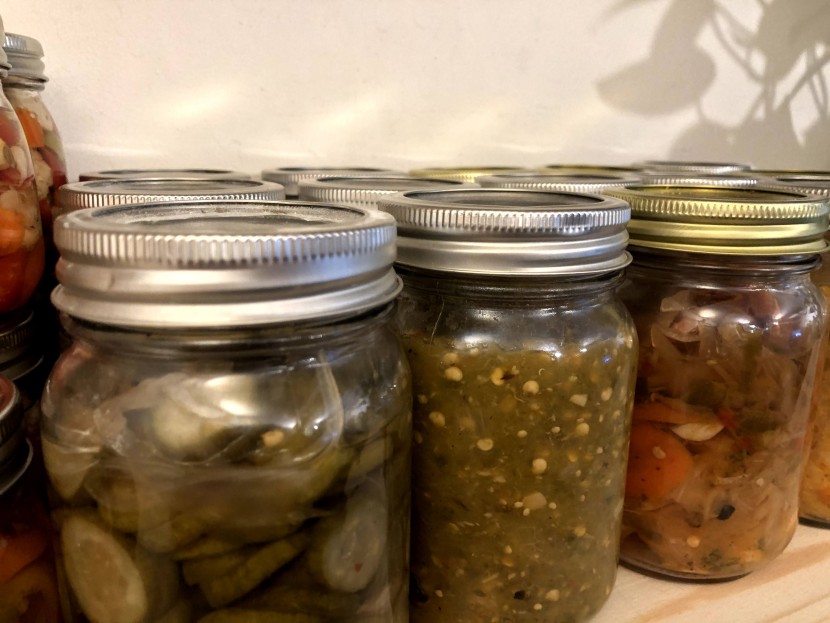 canning jars - the anchor hocking pints are reliable enough to keep preserves safe...