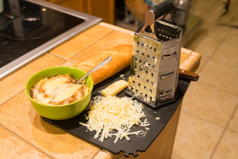 you can't have french onion soup without a healthy size helping...