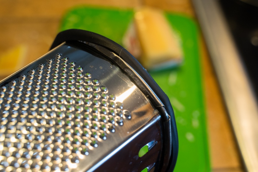 grater - the rubber base on the spring chef model constantly rolled off, to...