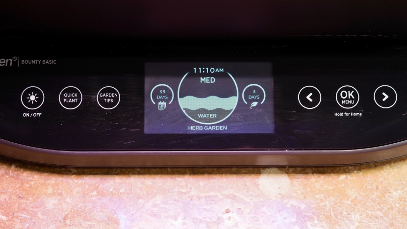 indoor garden - this unit's informative screen guides the gardener through every...