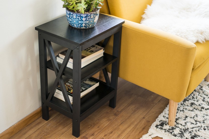 end table - the vecelo model looks great and has three tiers for storage.