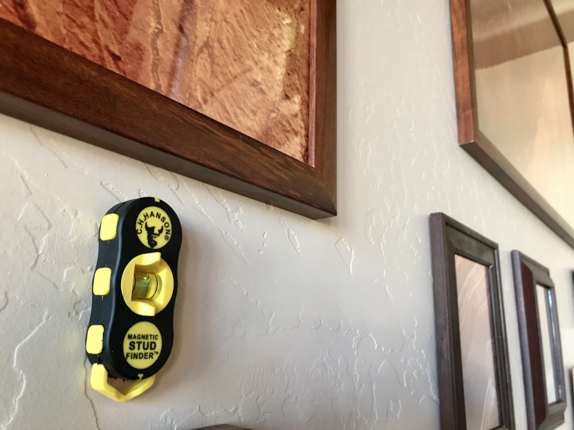 stud finder - the c.h. hanson magnetic is a small pair of magnets with a level...