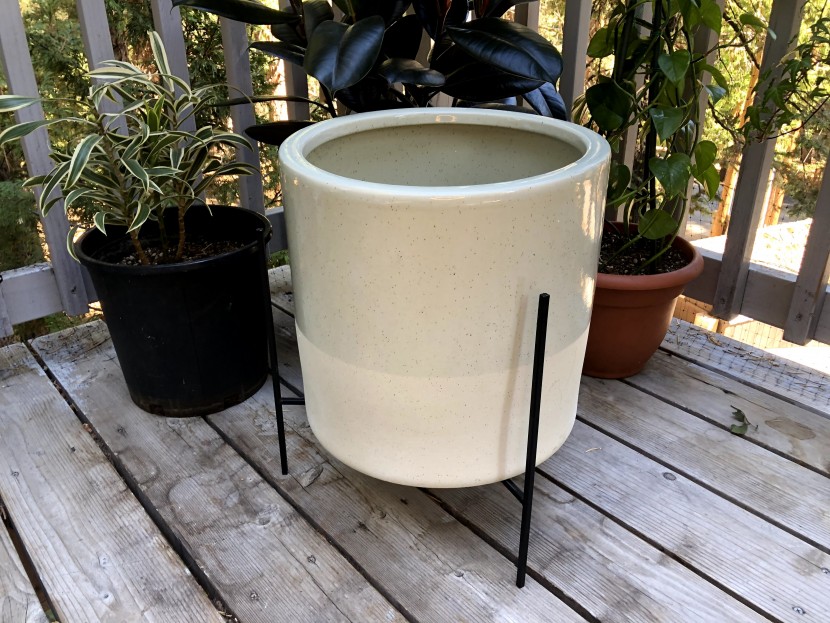 flower pot - this planter is massive and would work great either indoors or out...