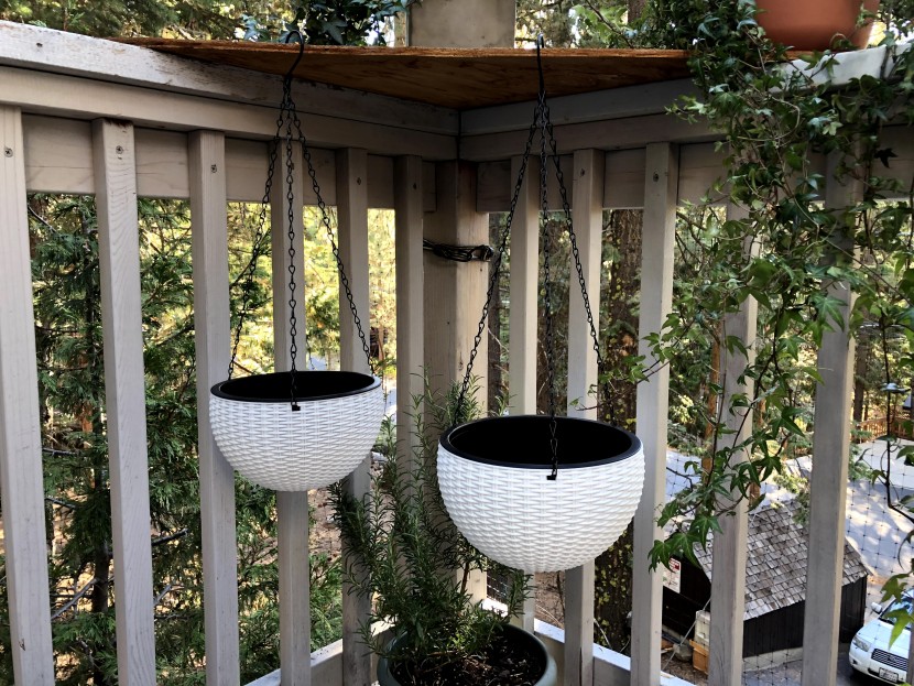 flower pot - while it is convenient to get two hanging baskets in this set, we...
