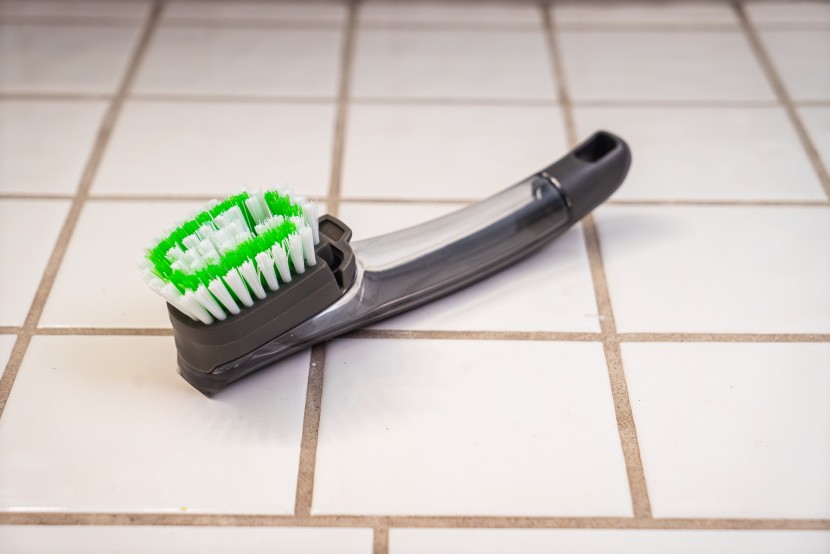cleaning brush - replaceable heads and soap dispensing capability are the primary...