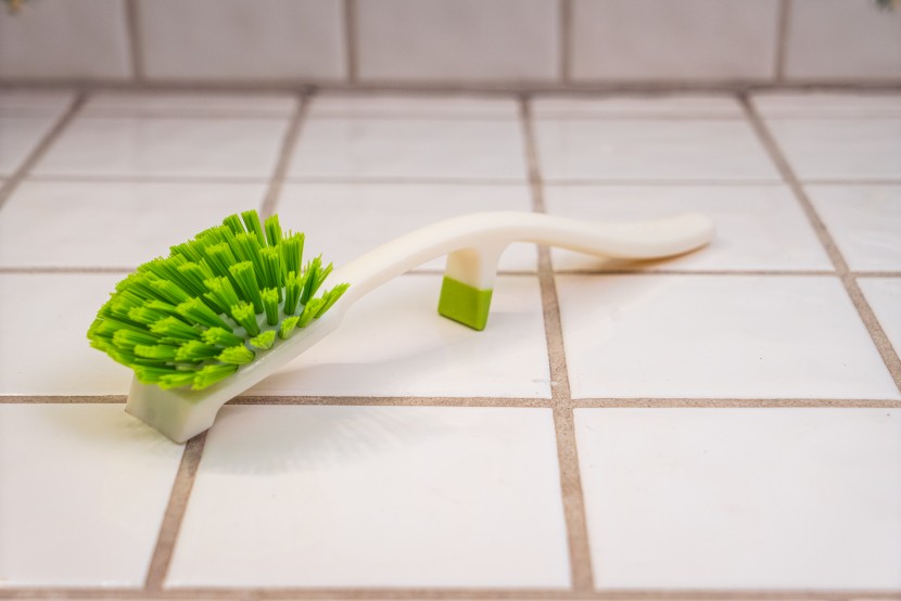 cleaning brush - a simple and inexpensive brush with an integrated hanging design for...