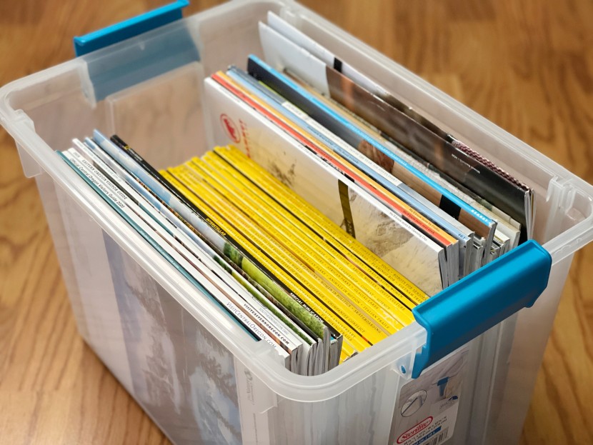 storage bins - despite its small overall size, the sterilite gasket box (20-quart...