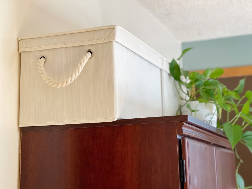 storage bins - the aesthetic appeal of the storageworks decorative boxes helps them...