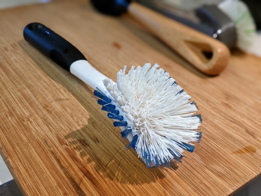 cleaning brush - the unavoidable truth of all dish brushes is that the bristles will...