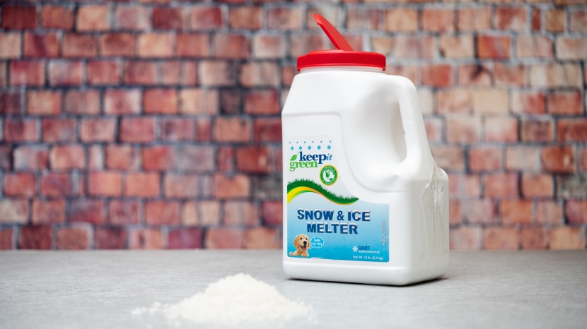 ice melt - this rock salt and urea blended formula limits the negative impacts...
