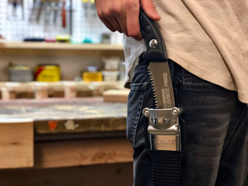 handsaw - a locking mechanism in the sheath of the silky zubat prevents it...