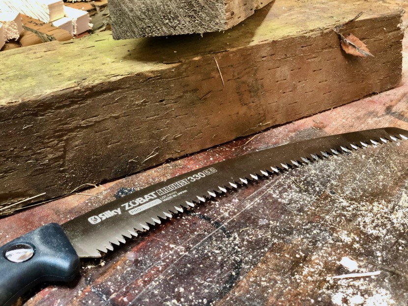 handsaw - the taper-ground teeth of the silky zubat arborist pro have large...