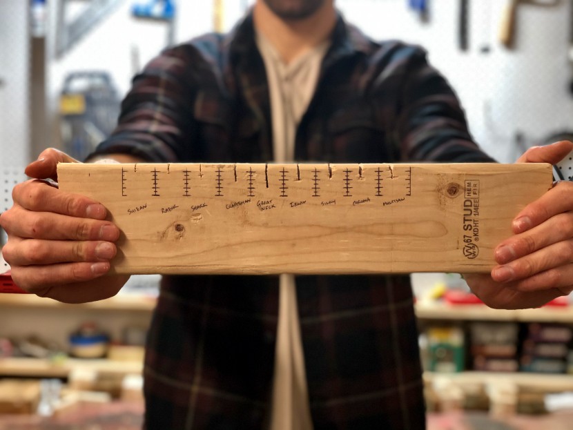 handsaw - a comparison of the single-stroke depth for all handsaws.