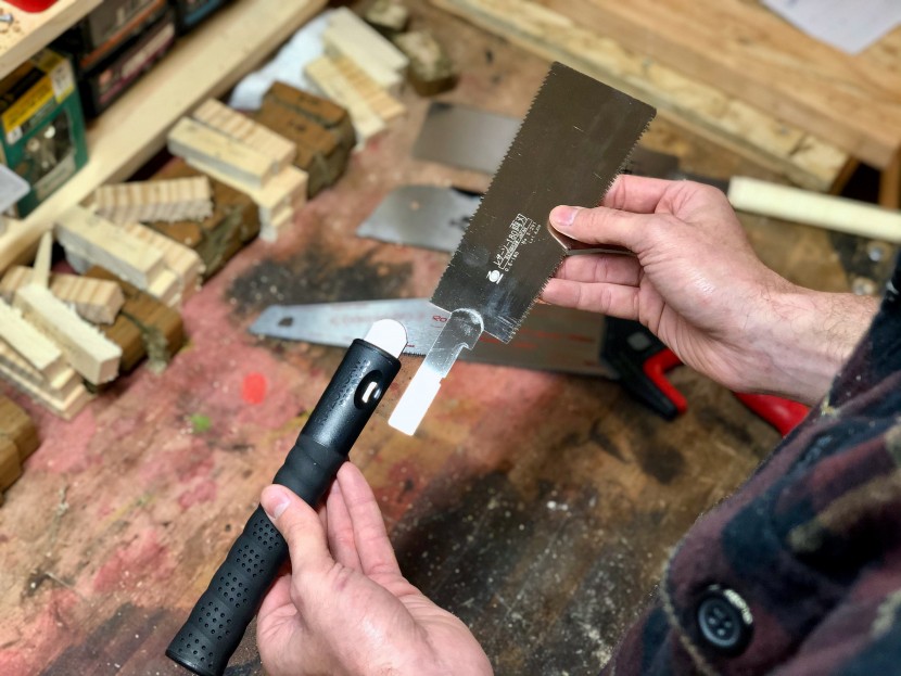 handsaw - when ready for a new blade, just unlock the gyokucho blade from the...