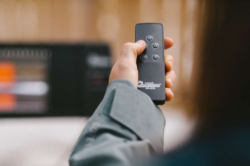 outdoor heater - dr. heater&#039;s remote made it easy to control the temperature output...