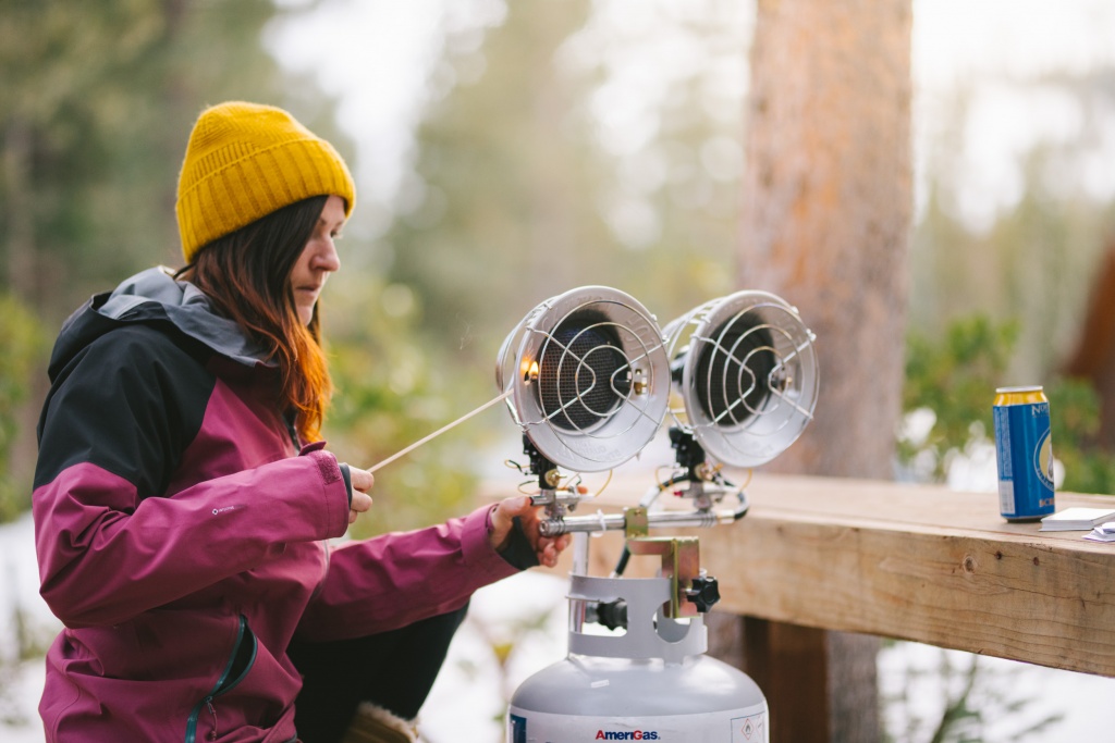 outdoor heater - right out of the box the dura heat is easy to assemble and use.