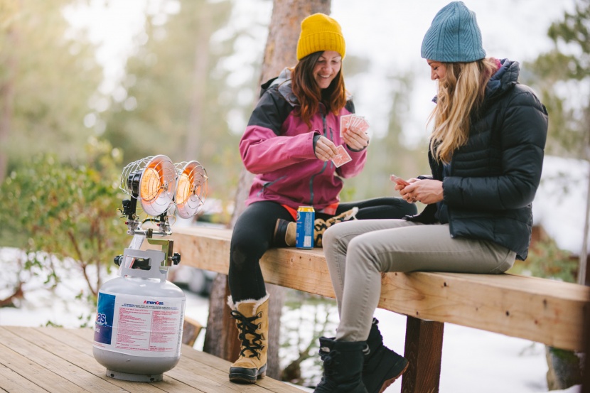 outdoor heater - the adjustable swivel heads of the dura heat make it easy to adjust...