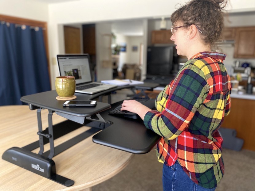 standing desk converter - survey respondents loved the look of the classic varidesk.