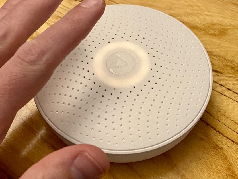 air quality meter - waving your hand by the airthings 2930 wave plus gives a quick...