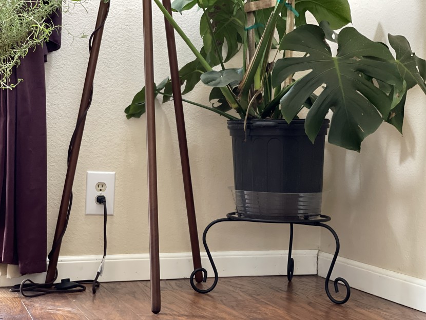 testing lamps in corners and open spaces.