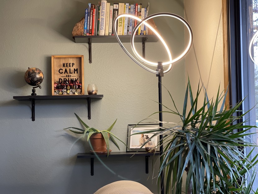 floor lamp - we enjoy being able to change the angles and orientations of the...