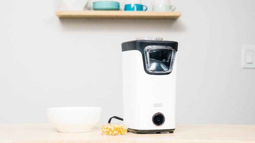 popcorn popper - this compact model quickly makes small batches.