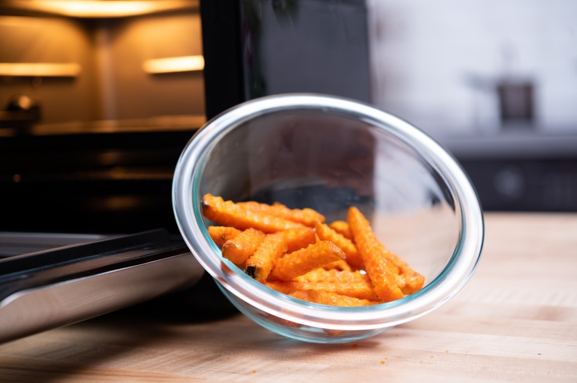 instant vortex plus with rotisserie - we were impressed by the crisp this machine could impart to sweet...