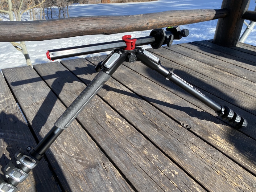 tripod - the manfrotto 190, in both its aluminum and carbon versions, offers...