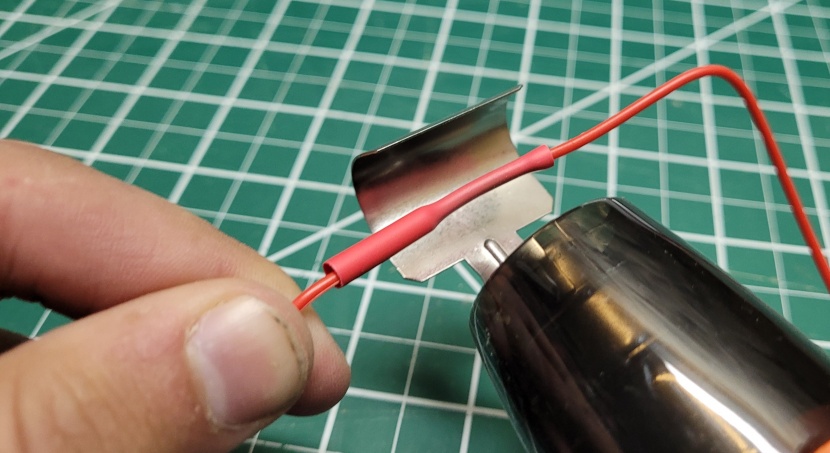 the include wire shield makes it easy to shrink heat shrink around...
