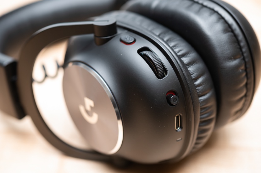 logitech g pro x wireless - the ear cups have more than enough padding.