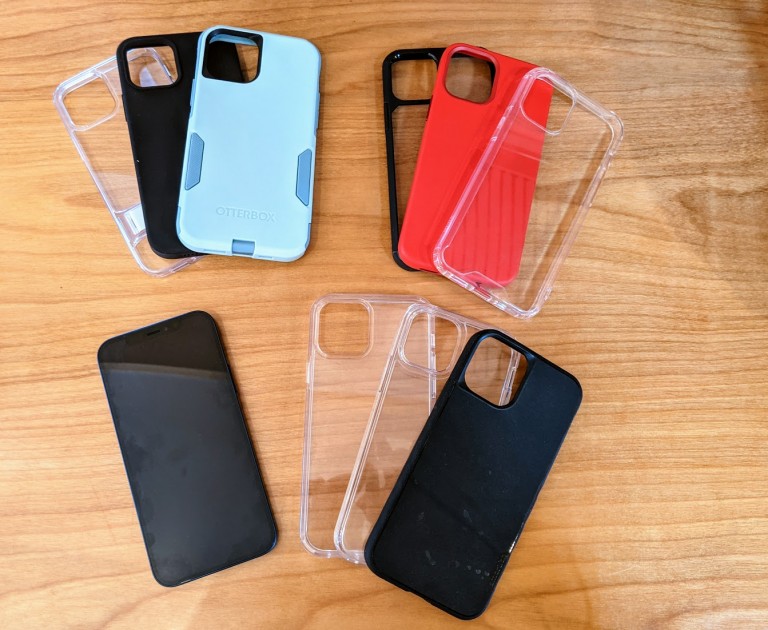 iphone cases are available in an array of colors.